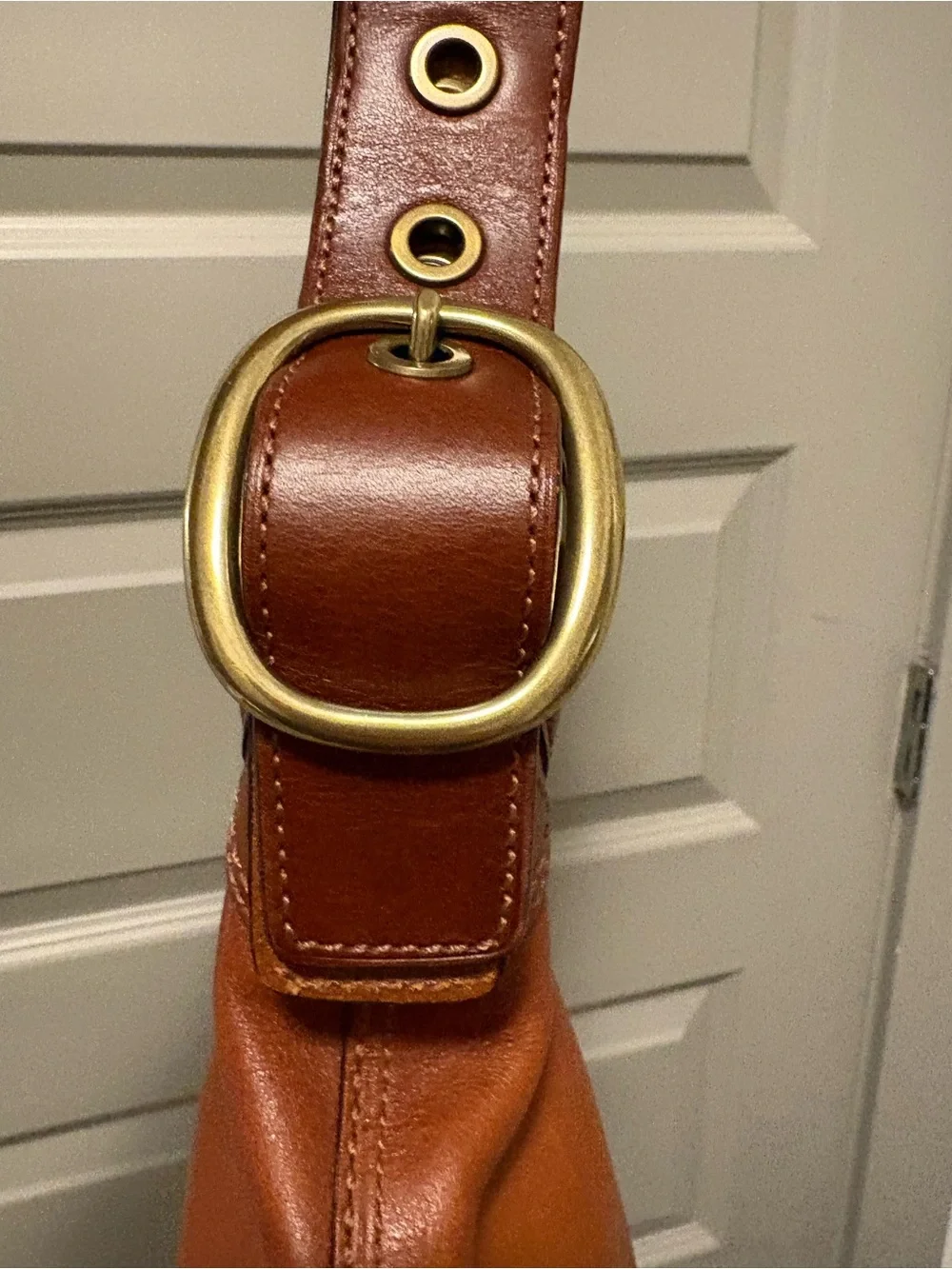 Coach Y2K 2008 Bleecker Duffle 11422 in Cognac/Whiskey